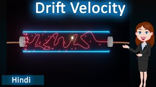 Drift velocity  3D animated explanation  class 12th  Current electricity [upl. by Yendroc]