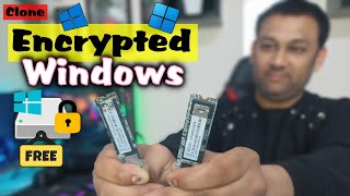 Clone Encrypted Windows to SSD for Free TechnoBaazi HINDI Tutorial [upl. by Roobbie]