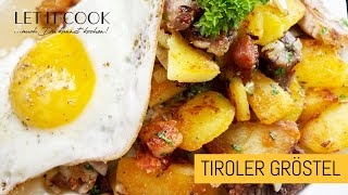 Tiroler Gröstel mit Speck und Spiegelei [upl. by Mairym]