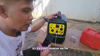 PHILKING PK2300i inverter silent generator bound to iloilo Matipid sa Gas at kaya ang 1HP na AC [upl. by Duax]