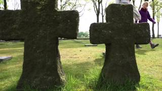 44 000 Germans are buried at Langemark Cemetery [upl. by Aleik]