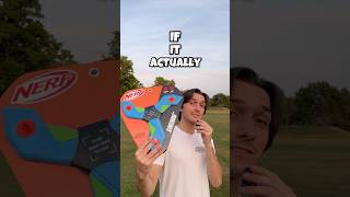 Throwing The Jankiest Nerf Boomerang Ever 🪃😵‍💫 boomerang funny nerf boomerangs [upl. by Gyasi34]