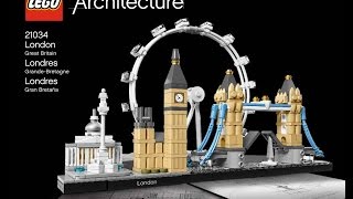 LEGO Architecture London 21034 Building Kit Instructions DIY Book [upl. by Collum]