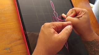 How to Pinstripe Simple Pinstriping Design 18 [upl. by Gabriello]