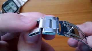 How To Resize Your Watch Band And Remove Links  Reglare bratara ceas [upl. by Abdella317]