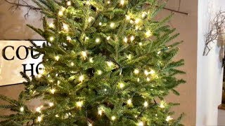 How To Put Lights On A Christmas Tree Video  Christmas Tree Decorating Tips [upl. by Motteo746]