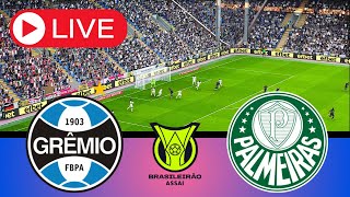 🔴GREMIO VS PALMEIRAS AO VIVO COM IMAGENS  BRASILEIRÃO 2024  Full Match  PES 21 Simulation [upl. by Anneis]