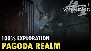 Pagoda Realm 100 Walkthrough Black Myth Wukong – All Collectibles [upl. by Raquela590]