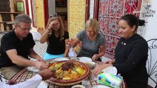 Moroccan Cooking Class Couscous [upl. by Osnofla375]