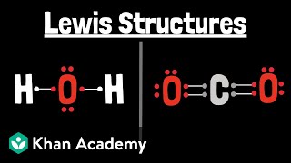 Lewis diagrams for molecules  Chemistry  Khan Academy [upl. by Amandie]