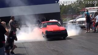 4G63 Mustang running 8s 13 Dsm Shootout CDUB Racing [upl. by Natek]