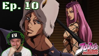 Jojos Bizarre Adventure Stone Ocean Episode 10 Reaction Blind [upl. by Ermine]