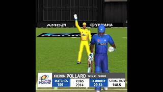 Pollard 💪 hitting sixes against Chennai super kings shorts ytshorts mivscsk cricket rc24 ipl [upl. by Enamrahs]