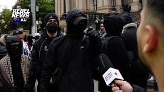 Antifa thugs KICKED OUT of antisemitism rally [upl. by Nawoj]