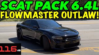 2023 Dodge Charger Scat Pack w FLOWMASTER OUTLAWS [upl. by Elmajian]