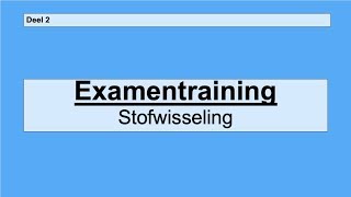 VMBO  examentraining  Stofwisseling  Deel 2 [upl. by Byrle714]