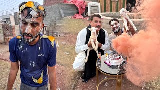 Baby Goats Or Turab ki Birthday Day Abu K sath celebrate Ki😍🎉🥳 [upl. by Rinee]