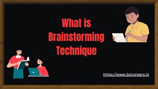 What is Brainstorming  Explained in 2 min  Advantages of Brainstorming [upl. by Iruy]