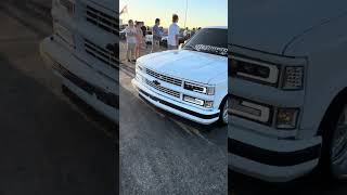 Breaking News Nasty Ks Chevy Truck pulks up at okc carsandcoffe [upl. by Ellerrehs]