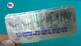 Ondem8mgTablet  Ondansetron 8mg Tablet  Ondem 8mg Tablet Uses Benefits Dosage Review in Hindi [upl. by Cheyney]