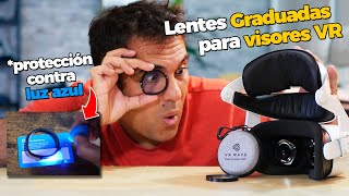 Lentes graduadas para Gafas de Realidad Virtual con protección de Luz Azul  VR Wave [upl. by Leifeste]