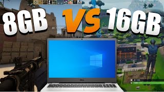 8GB VS 16GB Ram  Dell Inspiron 15 3505  Ryzen 5 3450u [upl. by Niwrad]