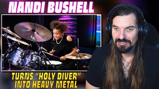 Drummer Reacts  Nandi Bushell Hears Dio For The First Time [upl. by Airamzul23]