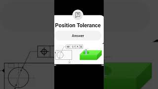 position tolerance in Geometric dimensioning and tolerancing excedify [upl. by Boser]