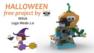 Witch Lego Wedo 20 Halloween project FREE instructon [upl. by Drape]