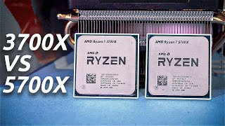 Ryzen 7 3700X vs Ryzen 7 5700X  TEST w 8 grach  1080p i 1440p [upl. by Pyszka]