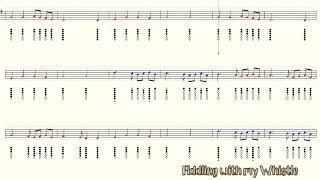 Ding Dong Merrily on High  Christmas  Tin Whistle  Play Along Tab Tutorial [upl. by Thornburg]