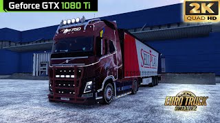 Euro truck simulator 2 149 ➤ Truckers MP  Frosty Winter Mod GTX1080Ti 1440p [upl. by Ainecey360]