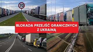 Gigantyczne kolejki na granicy z Ukrainą Polscy kierowcy mają dość [upl. by Ahsert]