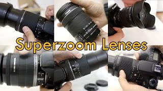 The Best AllInOne  Walkaround  Superzoom Lenses 6 Lenses Compared for Canon [upl. by Ancell]