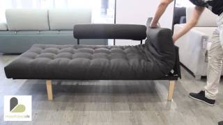 ROLLO Wood Schlafsofa  Dauerschläfer von Innovation  kleines Sofa  mysofabedde [upl. by Harrow]