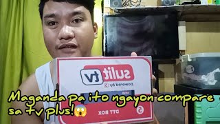 How to install sulit tv  Unboxing sulit tv by tv 5 digital tv box😱 [upl. by Anyah952]