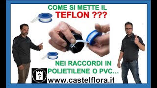 COME SI METTE IL TEFLON [upl. by Omlesna108]