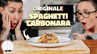 Originale SPAGHETTI CARBONARA  einfach lecker und ganz ohne Sahne [upl. by Nelli]