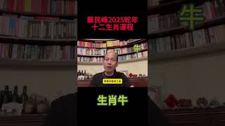 生肖牛  蘇民峰2025蛇年犯太歲、人緣運、財運、健康運、事業運、姻緣運詳講！ 蘇民峰 蘇民峰2025 [upl. by Nivlem337]