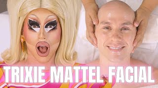 I GAVE TRIXIE MATTEL A FACIAL  PatrickStarrr [upl. by Demmahom985]