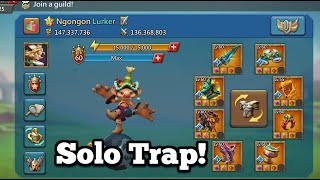 180m Solo Trap Eating Rallies  Lords Mobile [upl. by Etnuahs]