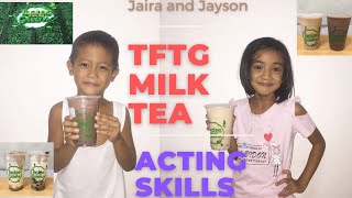 Tastes From The Greens Milk Tea Review by JampJ  Ayuda Acting Workshop [upl. by Adnana]