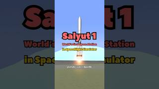 Salyut 1 Space Station in SFS shorts spaceflightsimulator [upl. by Eicram97]