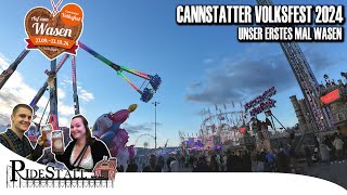 Cannstatter Volksfest 2024  unser erstes Mal Wasen in Stuttgart  VLog [upl. by Gaw]