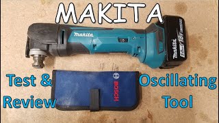 MAKITA CORDLESS oscillating tool REVIEW amp TEST [upl. by Jacobs]