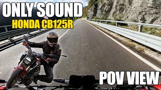 VAL TREBBIA SOLO SOUND MOTO  HONDA CB125R  Motovlog ITA [upl. by Nylirehc]