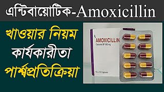 Amoxicillin 500 এর কাজ কি  amoxicillin 500 mg capsule bangla  Amoxicillin review in bangla [upl. by Arni]