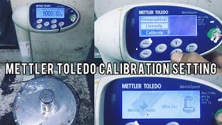 Mettle Toledo BBA242 Paint Weighing Scale Calibration Process Panda7 [upl. by Acinorehs]