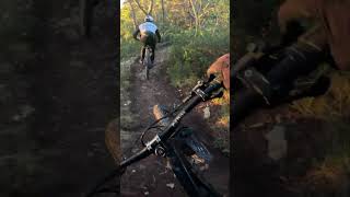 Quand on touvre la voie au coucher de soleil à Venelles 🔥☀️ mtb trekslash downhillmtb gopro [upl. by Retsehc633]