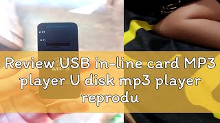 Review USB inline card MP3 player U disk mp3 player reproductor de musica Lossless Sound Music Med [upl. by Glogau536]